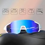 Ochelari de ciclism polarizati Rockbros 10183 cu protectie UV, Albastru 5 - lerato.ro