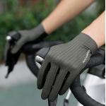 Manusi de ciclism Rockbros Breathable Full Finger, Marime S, Verde 9 - lerato.ro