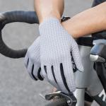 Manusi de ciclism Rockbros Breathable Full Finger, Marime L, Gri 11 - lerato.ro