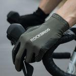 Manusi de ciclism Rockbros 3 sezoane Long Finger, Marime XXL, Negru 6 - lerato.ro