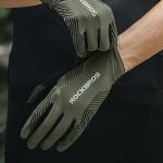 Manusi de ciclism Rockbros 3 sezoane Long Finger, Marime XXL, Negru 7 - lerato.ro