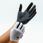 Manusi sport Rockbros primavara-vara Long Finger, Marime M, Alb/Negru 3 - lerato.ro