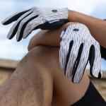 Manusi sport Rockbros primavara-vara Long Finger, Marime M, Alb/Negru 7 - lerato.ro