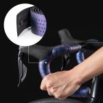 Banda pentru ghidon bicicleta Rockbros Perforated Silicone, Negru 3 - lerato.ro
