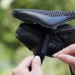 Geanta bicicleta Rockbros pentru sa, cu suport pentru caturs CO2, 0.35L, Negru/Verde 5 - lerato.ro