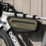 Geanta bicicleta Rockbros pentru cadru, 1.7L, Verde/Negru 6 - lerato.ro
