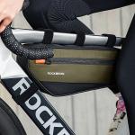 Geanta bicicleta Rockbros pentru cadru, 1.7L, Verde/Negru 11 - lerato.ro