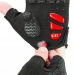 Manusi de ciclism Rockbros S169BR cu insertii de gel, Marime XXL, Negru/Rosu 5 - lerato.ro