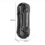 Geanta bicicleta Rockbros 30990003001 pentru suport bidon, 20 x 7.5 cm, Negru 8 - lerato.ro