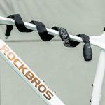 Antifurt bicicleta Rockbros 3230002001, Cu cifru si cheie, Lungime 95 cm, Black 17 - lerato.ro