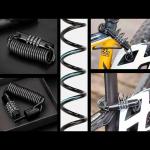 Antifurt bicicleta Rockbros T609, Cu Cifru, Lungime 150 cm, Otel, PVC, Zinc, Black 7 - lerato.ro