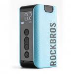 Mini pompa electrica pentru bicicleta Rockbros 42520006001, 20 PSI, 1400 mAh, USB-C, Blue 2 - lerato.ro