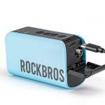 Mini pompa electrica pentru bicicleta Rockbros 42520006001, 20 PSI, 1400 mAh, USB-C, Blue 3 - lerato.ro