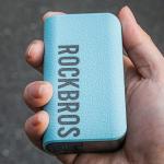 Mini pompa electrica pentru bicicleta Rockbros 42520006001, 20 PSI, 1400 mAh, USB-C, Blue 13 - lerato.ro