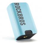Mini pompa electrica pentru bicicleta Rockbros 42520006001, 20 PSI, 1400 mAh, USB-C, Blue 4 - lerato.ro