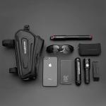 Geanta bicicleta impermeabila Rockbros B68 pentru cadru, suport pentru telefon, 1.7L, Black 7 - lerato.ro