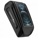 Geanta bicicleta impermeabila Rockbros 30120064001 pentru cadru, suport pentru telefon, 1.7L, Black 2 - lerato.ro