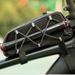 Geanta bicicleta impermeabila Rockbros 039BK pentru cadru, 1L, Black 5 - lerato.ro