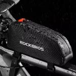 Geanta bicicleta impermeabila Rockbros 039BK pentru cadru, 1L, Black 9 - lerato.ro