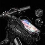 Geanta bicicleta impermeabila Rockbros B68-1 pentru cadru, 1.7L, Negru 4 - lerato.ro