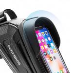 Geanta bicicleta impermeabila Rockbros B68-1 pentru cadru, 1.7L, Negru 7 - lerato.ro