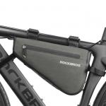 Geanta bicicleta impermeabila Rockbros AS-017 pentru cadru, 5L, Verde inchis 2 - lerato.ro