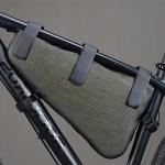 Geanta bicicleta impermeabila Rockbros AS-017 pentru cadru, 5L, Verde inchis 9 - lerato.ro