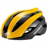 Casca de protectie ciclism Rockbros 10110004005, Marime L, 58-61cm, Black/Yellow 2 - lerato.ro