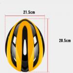 Casca de protectie ciclism Rockbros 10110004005, Marime L, 58-61cm, Black/Yellow 6 - lerato.ro