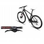 Mansoane de bicicleta din cauciuc Rockbros 22017-14ARD, Black/Red 5 - lerato.ro