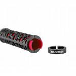 Mansoane de bicicleta din cauciuc Rockbros 22017-14ARD, Black/Red 6 - lerato.ro