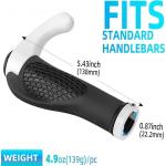 Mansoane de bicicleta Rockbros BT1007W, Cauciuc, White 5 - lerato.ro