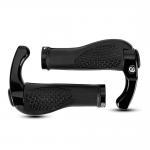 Mansoane de bicicleta Rockbros BT1007B, Cauciuc, Black 2 - lerato.ro