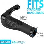 Mansoane de bicicleta Rockbros BT1007B, Cauciuc, Black 16 - lerato.ro