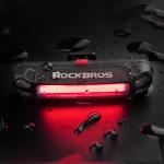Lumina bicicleta spate Rockbros A54BK, 500 mAh, incarcare Micro-USB, IPX5, Negru 6 - lerato.ro