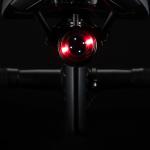 Lumina bicicleta spate Rockbros Q1, 250 mAh, incarcare USB-C, 7 culori, Negru 5 - lerato.ro