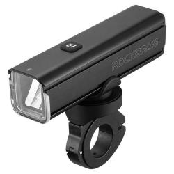 Lumina bicicleta Rockbros 24610002001, LED, 4500 mAh, 1000lm, Incarcare USB-C, Functie lanterna, IPX6, Black