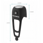 Sonerie bicicleta Rockbros CB1709BK, 3 moduri diferite de sunet, 90dB, Negru 5 - lerato.ro