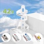 Suport bicicleta pentru bidon apa Rockbros 31210012002, Dimensiune sticla 51 - 73 mm, Policarbonat, Alb 7 - lerato.ro