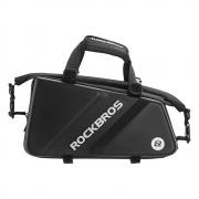 Geanta pentru bicicleta Rockbros 30140090001, Waterproof, Montare pe portbagaj, 11.6L, Negru