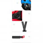 Casca de protectie ciclism pentru copii Rockbros TT-32SOBL-M, 54-58cm, Multicolor 9 - lerato.ro