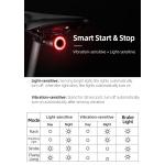 Stop bicicleta Rockbros Q3, Sistem inteligent de oprire, 4 moduri de iluminare, Autonomie 30h, Negru 13 - lerato.ro