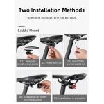 Stop bicicleta Rockbros Q3, Sistem inteligent de oprire, 4 moduri de iluminare, Autonomie 30h, Negru 17 - lerato.ro