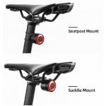 Stop bicicleta Rockbros Q3, Sistem inteligent de oprire, 4 moduri de iluminare, Autonomie 30h, Negru 4 - lerato.ro