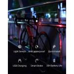 Stop bicicleta Rockbros Q3, Sistem inteligent de oprire, 4 moduri de iluminare, Autonomie 30h, Negru 8 - lerato.ro