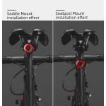 Stop bicicleta Rockbros Q3, Sistem inteligent de oprire, 4 moduri de iluminare, Autonomie 30h, Negru 9 - lerato.ro