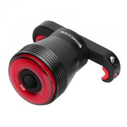 Stop bicicleta Rockbros Q5, Sistem inteligent de oprire, 4 moduri de iluminare, 400mAh, Autonomie 90h, Negru