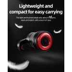 Stop bicicleta Rockbros Q5, Sistem inteligent de oprire, 4 moduri de iluminare, 400mAh, Autonomie 90h, Negru 18 - lerato.ro