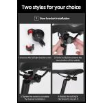 Stop bicicleta Rockbros Q5, Sistem inteligent de oprire, 4 moduri de iluminare, 400mAh, Autonomie 90h, Negru 20 - lerato.ro