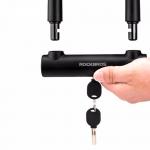 Antifurt bicicleta Rockbros RKS610-BK U-lock, Cu cheie, Negru 3 - lerato.ro